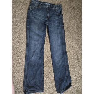 Wrangler Retro Slim Bootcut Blue Denim Jeans Teens 5-Pocket Design